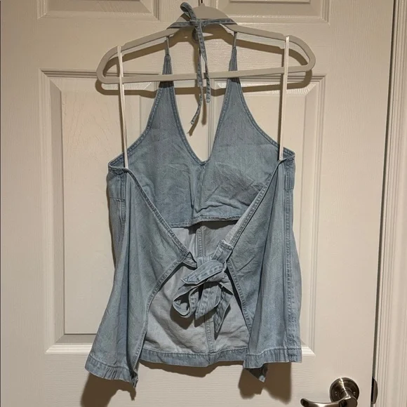 Denim Halter top - Picture 2 of 2